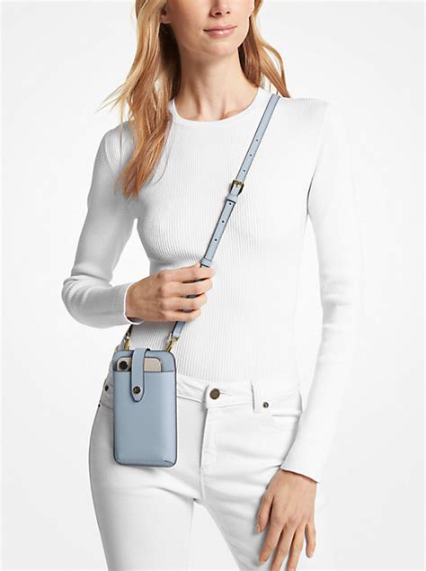 michael kors crossbody phone holder|michael kors crossbody phone wallet.